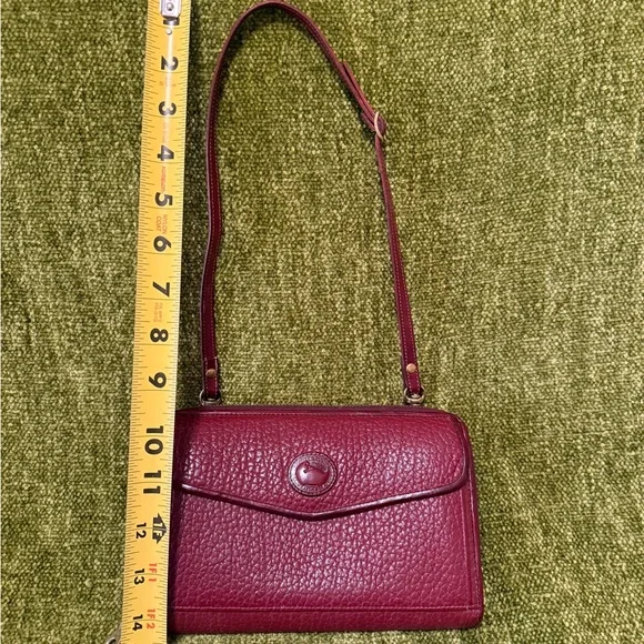 Dooney & Bourke Large Zip Along in Solid Rouge - Picture 9 of 12